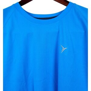 Old Navy Active Athletic T-Shirt Mens Size L Blue Short Sleeve Gym Workout